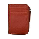 Vertical Zip Card Wallet