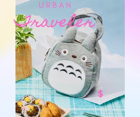 My Neigbor Totoro Die Cut Lunch Bag