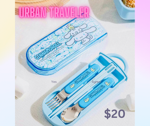 Cinnamoroll Utensil Set