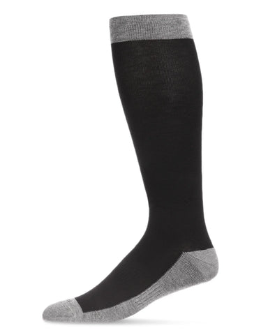 Me Moi Two-Tone Contrast Bamboo Blend 8-15mmHg Graduated Compression Socks